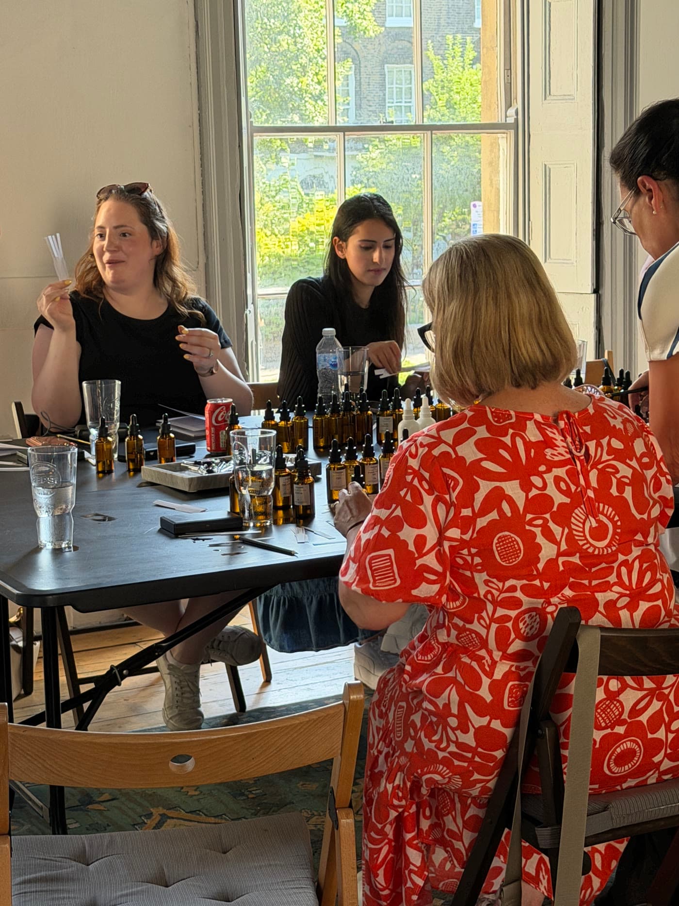 A workshop at the Scentâme perfume atelier in London