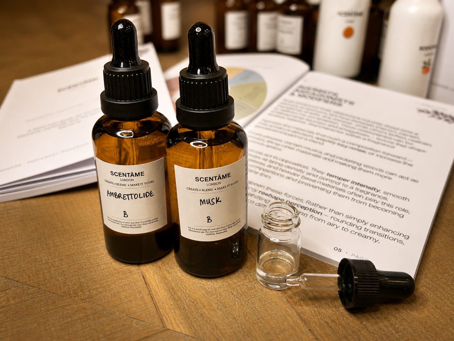 Scentâme workshop — composing a fragrance